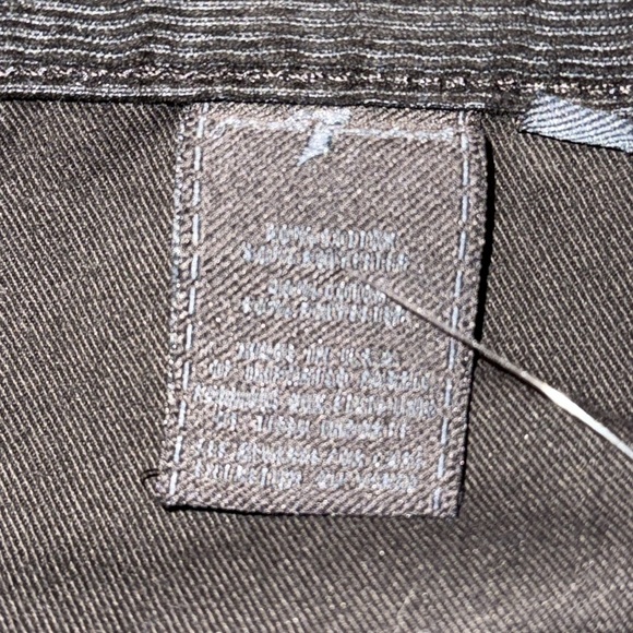 NWT 7 For All Mankind Black Corduroy Standard Jeans - Picture 11 of 14